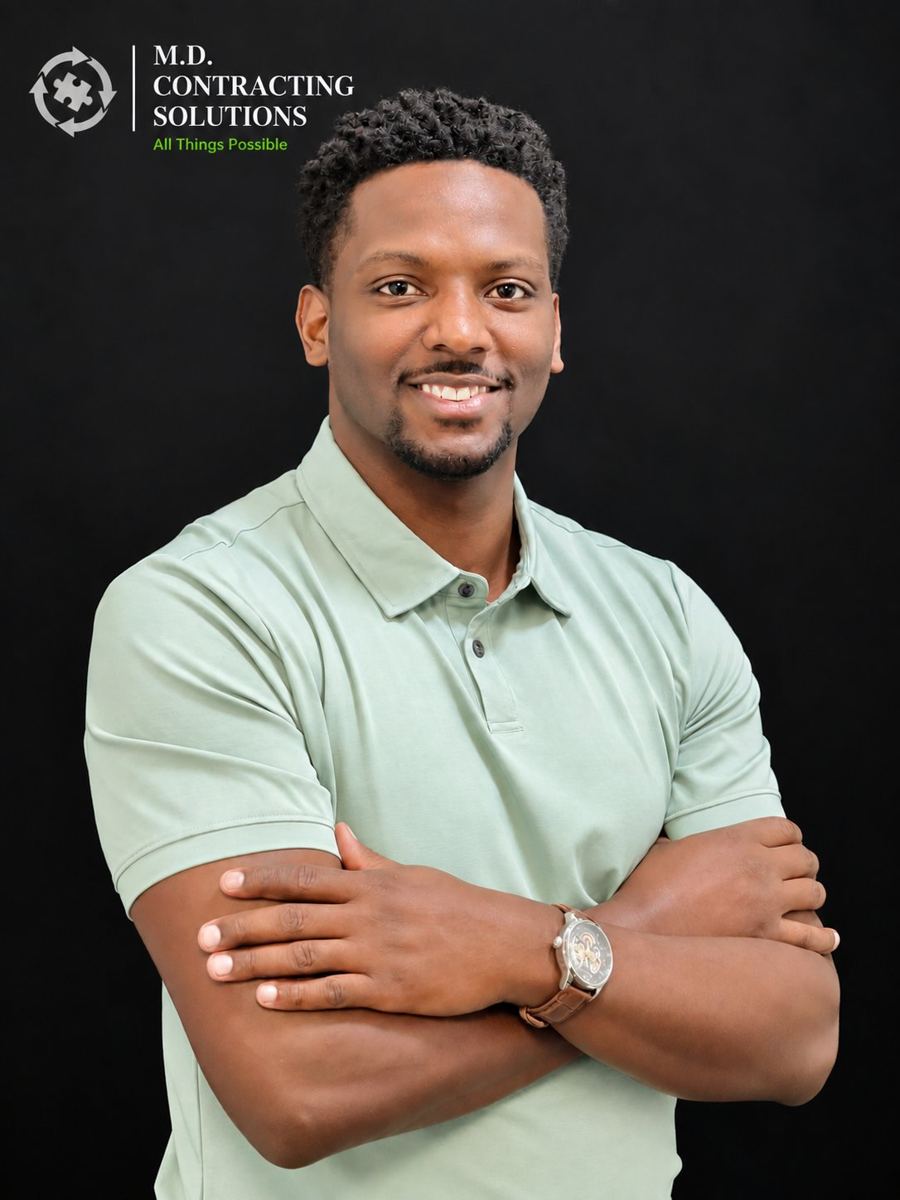 Brenton Davis, owner of M.D. Contracting Solutions